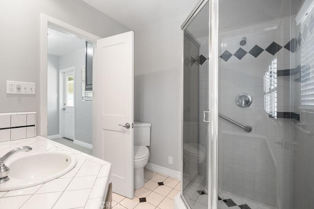 309 N Leland Ave, West Covina, CA 91790 - full bath featuring a shower stall, vanity, and tile patterned floors