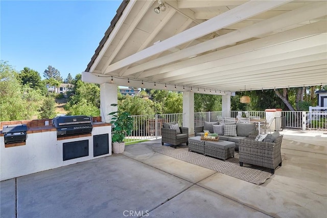40630 Calle Torcida, Temecula, CA 92591 - view of patio / terrace featuring an outdoor hangout area and area for grilling