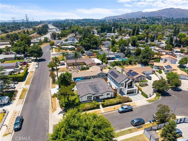 16701 Kalisher, Granada Hills, CA 91344 - aerial perspective of suburban area with mountains
