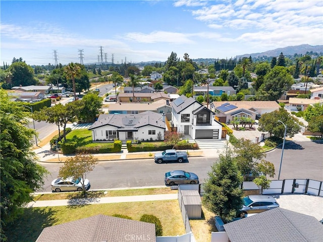 16701 Kalisher, Granada Hills, CA 91344 - aerial view of residential area featuring mountains