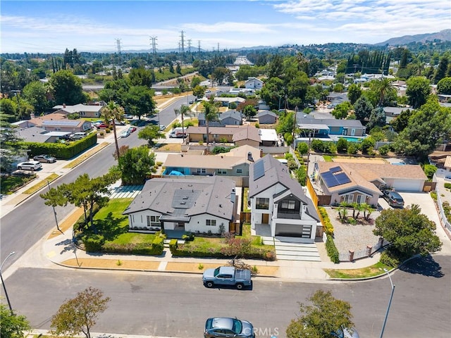 16701 Kalisher, Granada Hills, CA 91344 - aerial view of residential area with a mountain backdrop