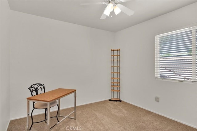 1850 Coolidge St, Corona, CA 92879 - office space with light colored carpet and a ceiling fan