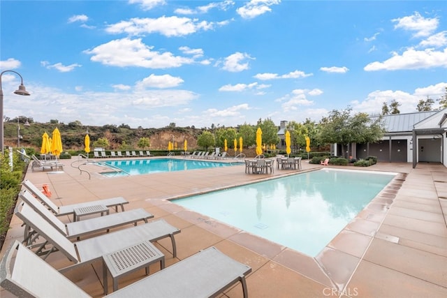 2227 Melogold Way, Corona, CA 92883 - community pool featuring a patio area