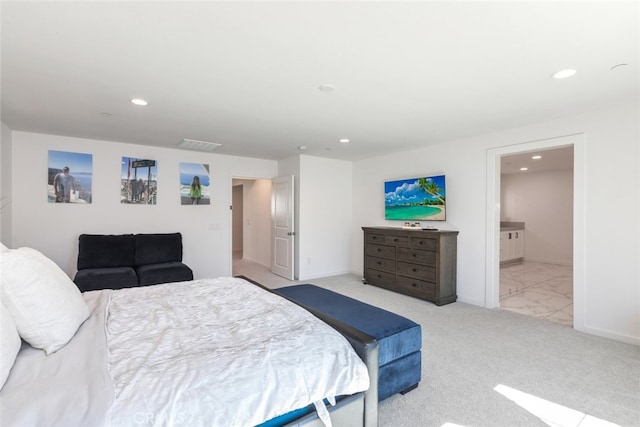 2227 Melogold Way, Corona, CA 92883 - bedroom featuring recessed lighting and connected bathroom