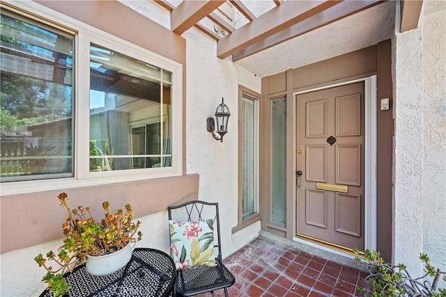 652 Via Zapata, Riverside, CA 92507 - property entrance featuring stucco siding