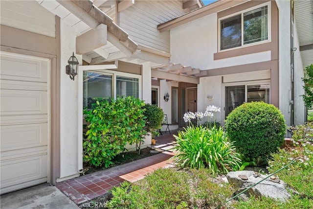 652 Via Zapata, Riverside, CA 92507 - doorway to property featuring stucco siding