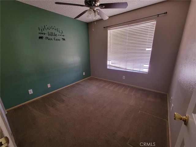441 River Vly, Blythe, CA 92225 - carpeted empty room with ceiling fan and a textured ceiling