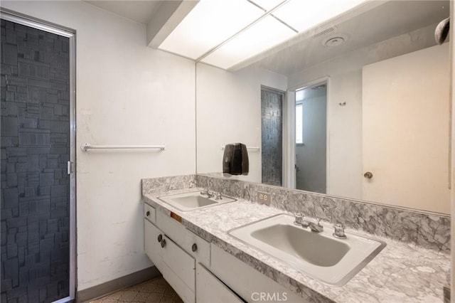 8 Coveview Dr, Rancho Palos Verdes, CA 90275 - bathroom featuring double vanity and a stall shower