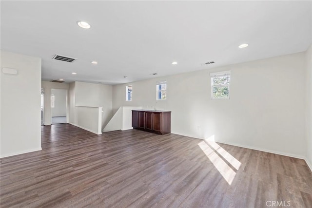 27132 Golden Field Ct, Moreno Valley, CA 92555 - spare room featuring dark wood-type flooring and recessed lighting