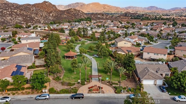 27132 Golden Field Ct, Moreno Valley, CA 92555 - aerial view of residential area with a mountain backdrop