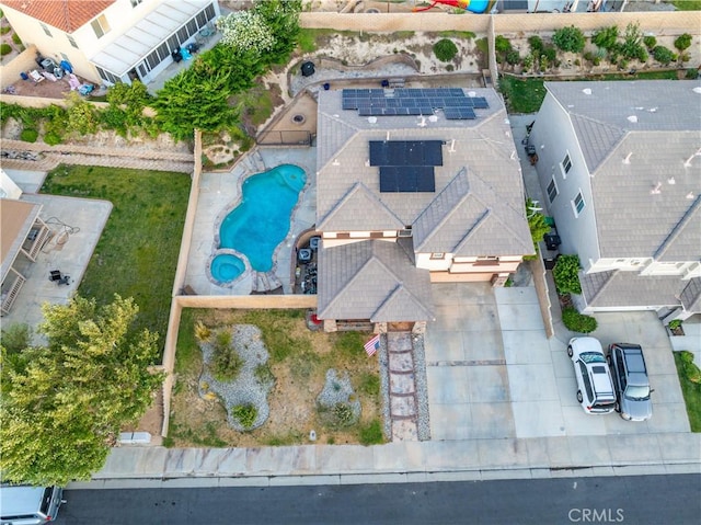 2322 Carolyn Dr, Palmdale, CA 93551 - bird's eye view of a pool