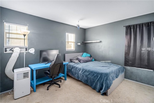 2322 Carolyn Dr, Palmdale, CA 93551 - carpeted bedroom with an office area and baseboards