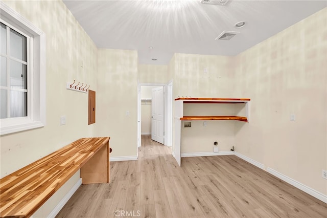 3470 E Temple Way, West Covina, CA 91791 - spare room featuring light wood-style floors and baseboards