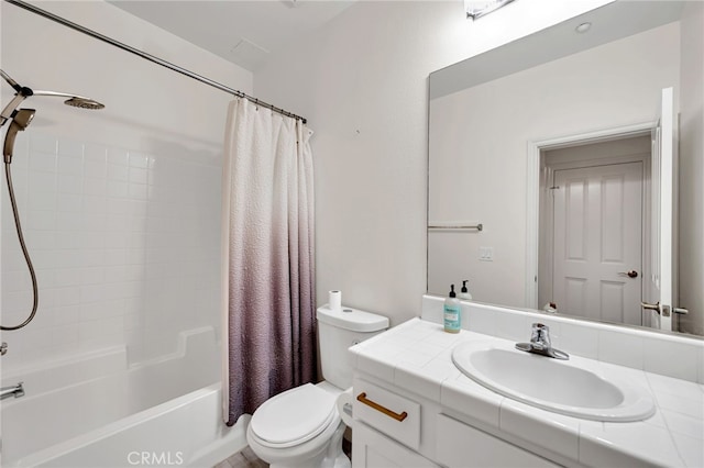 3470 E Temple Way, West Covina, CA 91791 - bathroom with vanity and shower / bath combo with shower curtain
