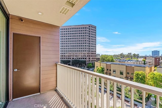 1505 Rivington, Irvine, CA 92612 - balcony featuring a view of city