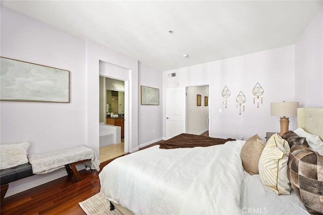 68 E Bay State St Unit 3F, Alhambra, CA 91801 - bedroom featuring wood finished floors and connected bathroom