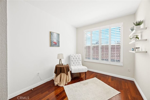 68 E Bay State St Unit 3F, Alhambra, CA 91801 - sitting room featuring dark wood-type flooring and baseboards