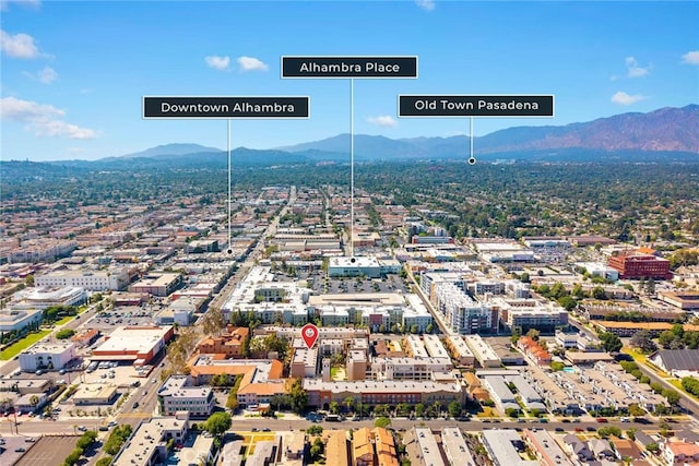 68 E Bay State St Unit 3F, Alhambra, CA 91801 - view of property location with a mountainous background