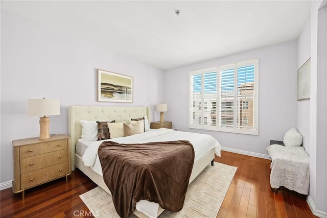 68 E Bay State St Unit 3F, Alhambra, CA 91801 - bedroom featuring dark wood-style floors and baseboards