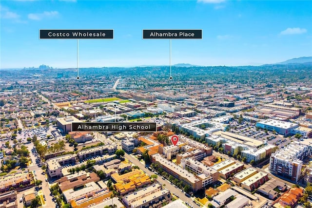 68 E Bay State St Unit 3F, Alhambra, CA 91801 - view of urban area featuring a mountainous background
