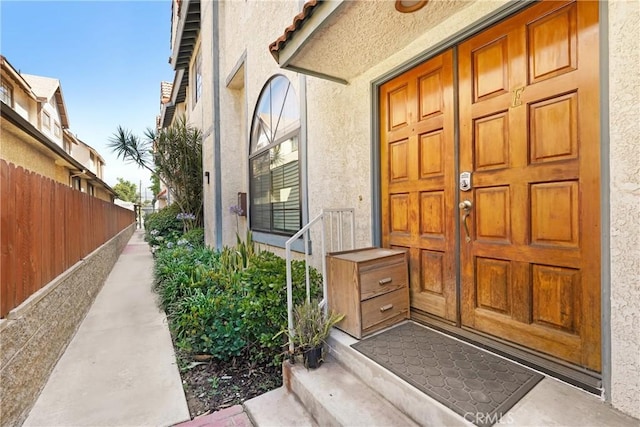 2620 W Grand Ave Unit E, Alhambra, CA 91801 - property entrance featuring stucco siding