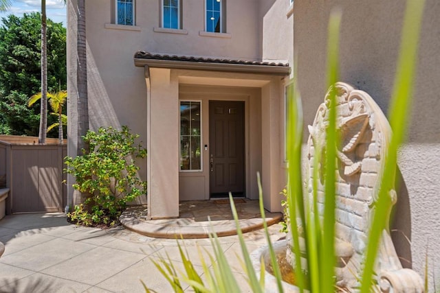 3463 Corte Fresa, Carlsbad, CA 92009 - doorway to property with stucco siding