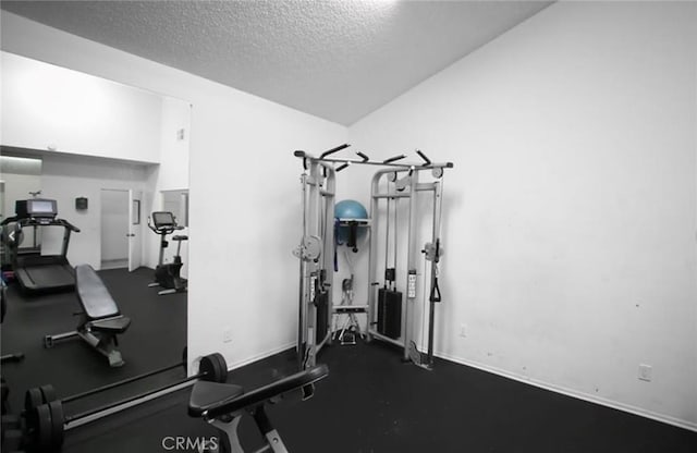 3010 Associated Rd Unit 133, Fullerton, CA 92835 - gym with a textured ceiling and baseboards