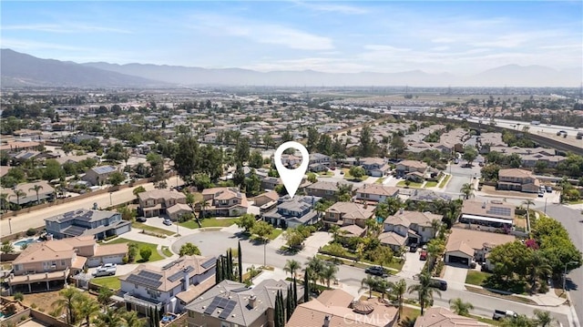 7133 Brisas Ct, Rancho Cucamonga, CA 91739 - aerial perspective of suburban area featuring mountains