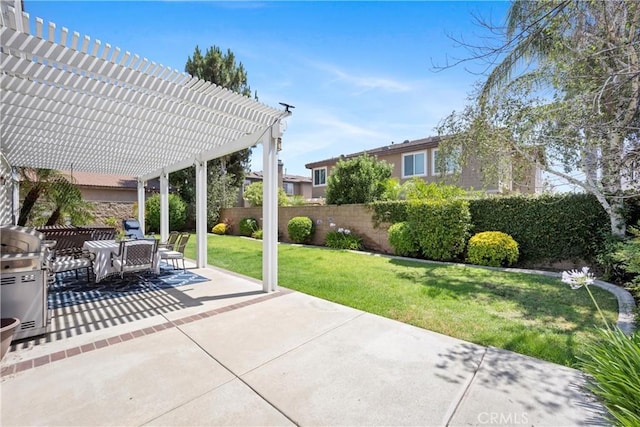 7133 Brisas Ct, Rancho Cucamonga, CA 91739 - view of patio with a pergola
