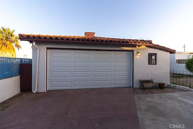 1417 Highland Ave, Needles, CA 92363 - garage with driveway