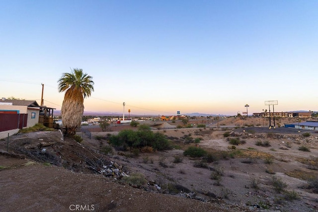 1417 Highland Ave, Needles, CA 92363 - view of yard at dusk
