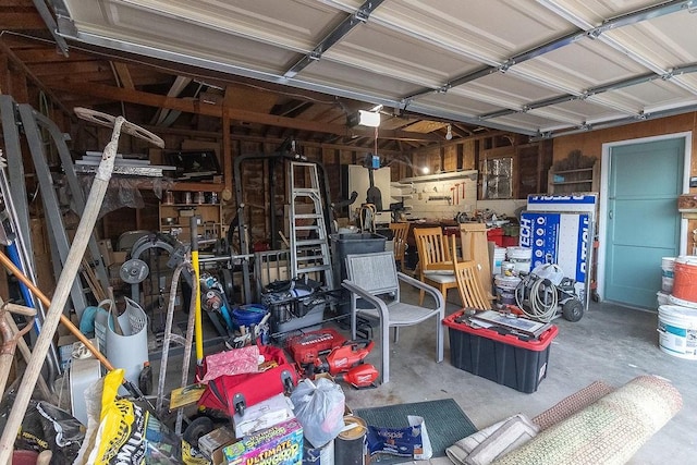 1417 Highland Ave, Needles, CA 92363 - garage featuring a garage door opener