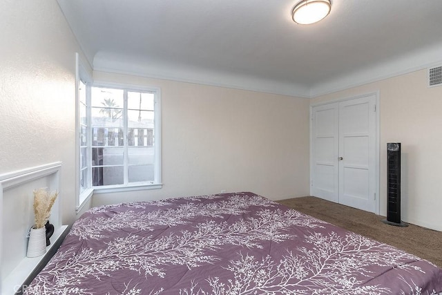 1417 Highland Ave, Needles, CA 92363 - bedroom with carpet flooring and a closet