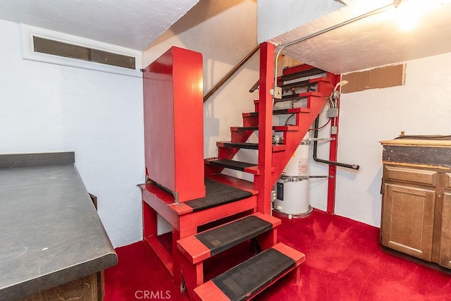 1417 Highland Ave, Needles, CA 92363 - stairs featuring carpet floors