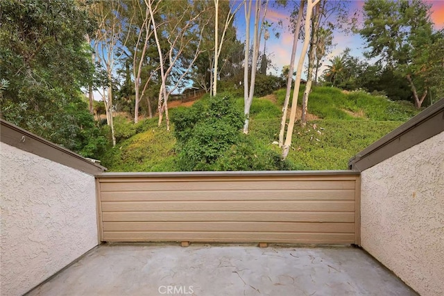 1696 Shady Brook Dr Unit 14, Fullerton, CA 92831 - view of balcony at dusk