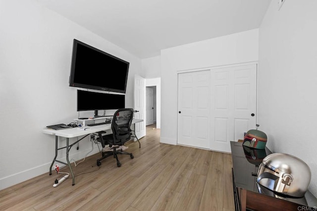 2027 Jenna Pl, Escondido, CA 92029 - office area featuring light wood finished floors