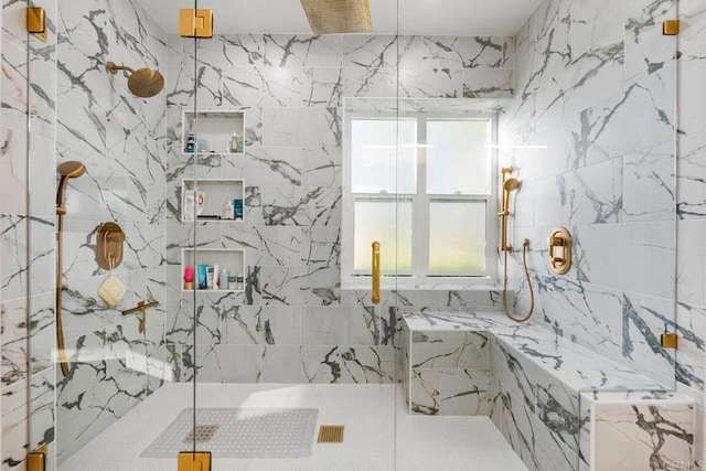 2027 Jenna Pl, Escondido, CA 92029 - bathroom with a marble finish shower