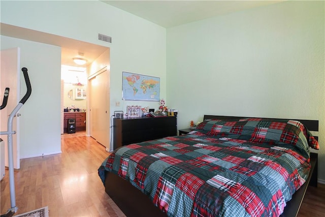 13135 Sunnybrook Cir Unit 205, Garden Grove, CA 92844 - bedroom with light wood-type flooring