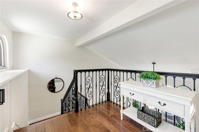 2666 Peacock Pl, La Verne, CA 91750 - stairway featuring hardwood / wood-style floors and baseboards