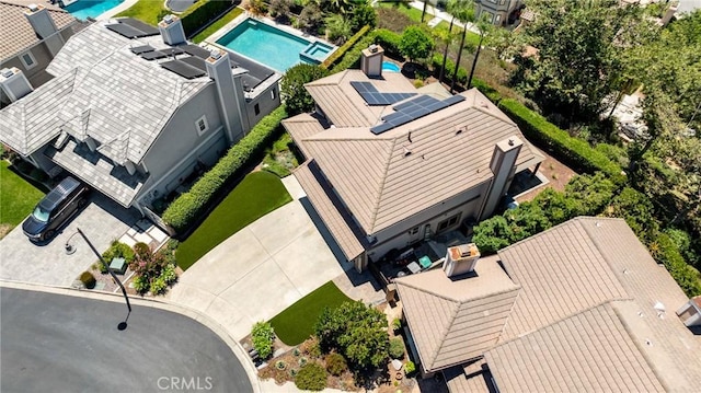 2666 Peacock Pl, La Verne, CA 91750 - aerial view of a pool area