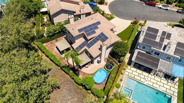 2666 Peacock Pl, La Verne, CA 91750 - aerial view of a pool