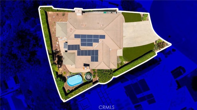 2666 Peacock Pl, La Verne, CA 91750 - aerial view at night