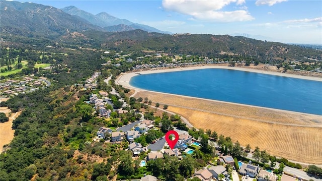 2666 Peacock Pl, La Verne, CA 91750 - drone / aerial view of a water and mountain view