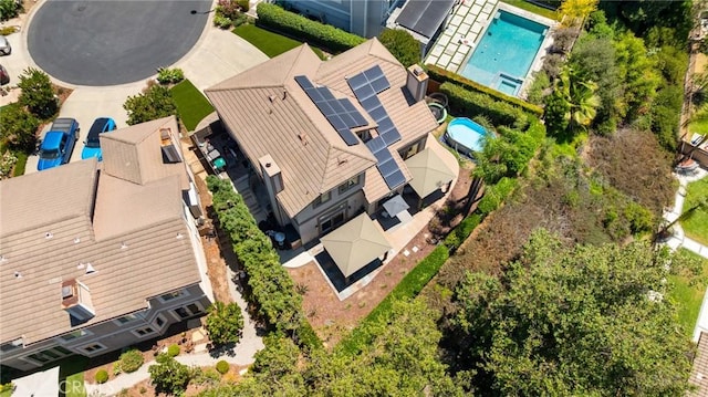 2666 Peacock Pl, La Verne, CA 91750 - bird's eye view of a pool