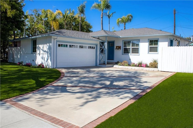 5535 W 142nd Pl, Hawthorne, CA 90250 - ranch-style house featuring an attached garage, concrete driveway, stucco siding, and a shingled roof
