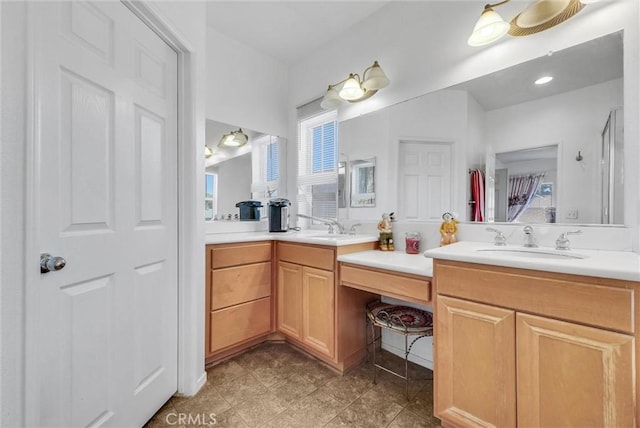 2925 Lemon St, Riverside, CA 92501 - full bathroom featuring double vanity