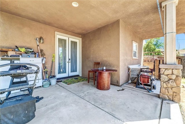 2925 Lemon St, Riverside, CA 92501 - view of patio / terrace with french doors