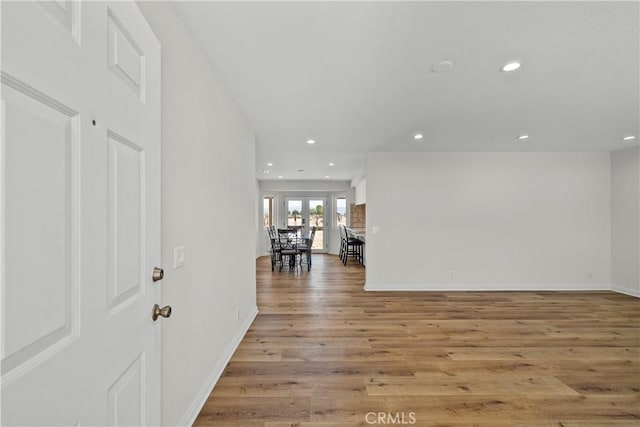 8558 W W Ave E8, Lancaster, CA 93536 - entrance foyer featuring light wood-style flooring and recessed lighting
