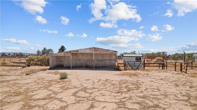 8558 W W Ave E8, Lancaster, CA 93536 - view of outdoor structure with a rural view
