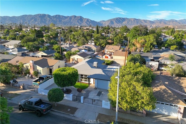 611 Griffith St, San Fernando, CA 91340 - aerial perspective of suburban area featuring a mountain backdrop